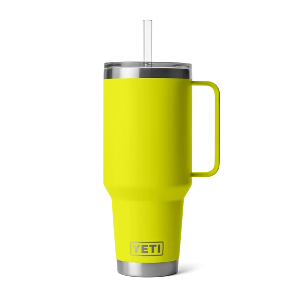 Firefly Yellow Rambler 42 oz Straw Mug
